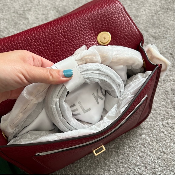 Michael Kors cooper satchel bag NWT cherry red or black - Picture 9 of 15